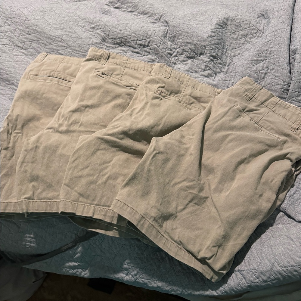 4 pairs George Men's Tan Shorts